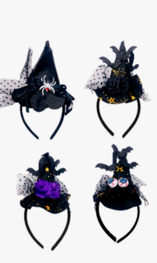 Vinchas Sombrero Bruja